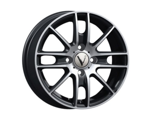 Диск Vector К173 5,5x14/4x98 D58,5 ET35 Алмаз черный