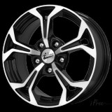 Диск iFree Эрнесто 6,5x15/5x105 D56,6 ET35 Блэк Джек