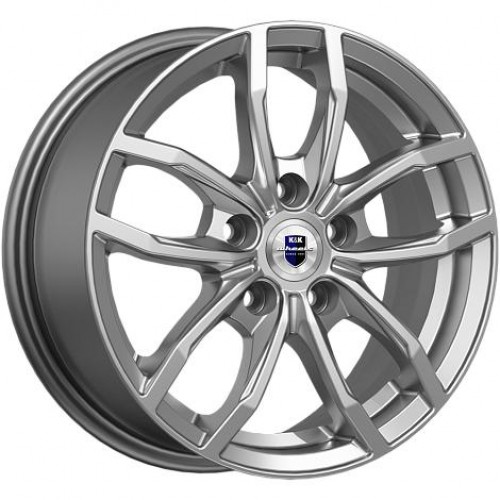 Диск КиК Фрост 6,5x15/5x112 D57,1 ET50 Дарк платинум