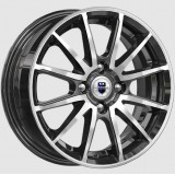Диск КиК Квант 5,5x14/4x98 D58,5 ET35 алмаз чёрный