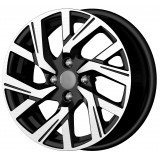 Диск КиК КС1030 6,0x15/4x100 D60,1 ET40 алмаз чёрный