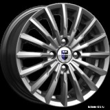 Диск КиК Акцент 7,0x17/5x114,3 D60,1 ET39 Дарк платинум