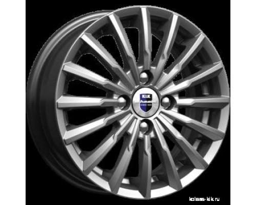 Диск КиК Акцент 7,0x17/5x114,3 D60,1 ET39 Дарк платинум
