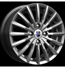 Диск KiK Акцент 5,5x14/4x100 D67,1 ET39 Дарк платинум