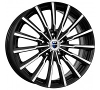Диск KiK Акцент 7,0x17/5x112 D66,6 ET45 алмаз чёрный