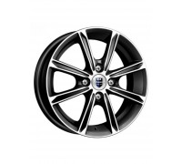 Диск КиК Флэш 5,0x13/4x98 D58,5 ET35 алмаз чёрный