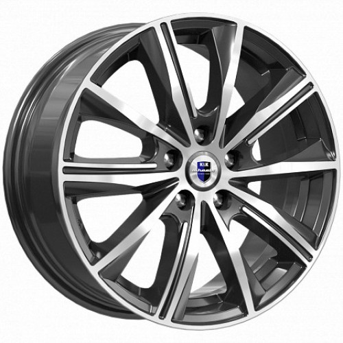 Диск КиК Арнар 7x16/5x112 D66,6 ET38 Алмаз-черный
