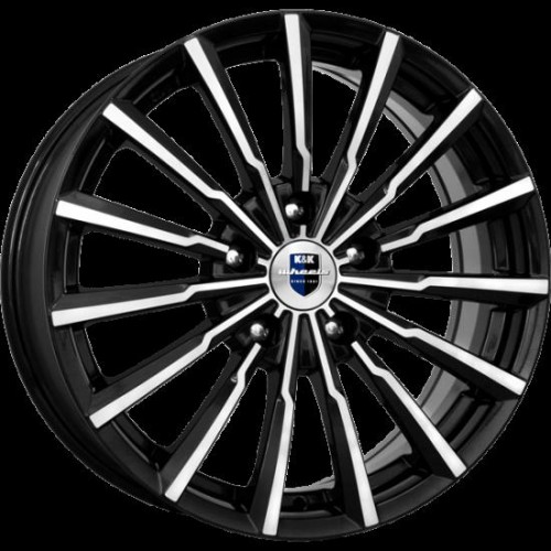 Диск КиК Акцент 7,0x17/4x100 D60,1 ET41 алмаз чёрный