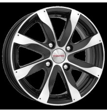 Диск КиК Джемини 5,5x14/4x100 D56,6 ET39 алмаз чёрный