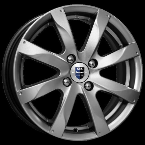 Диск КиК Джемини 5,5x14/4x100 D56,6 ET39 Дарк платинум