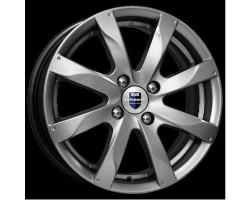 Диск КиК Джемини 6,0x15/4x100 D60,1 ET37 Дарк платинум