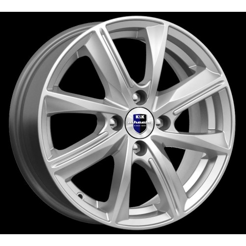 Диск КиК Арнар 6,0x15/4x100 D67,1 ET35 Сильвер