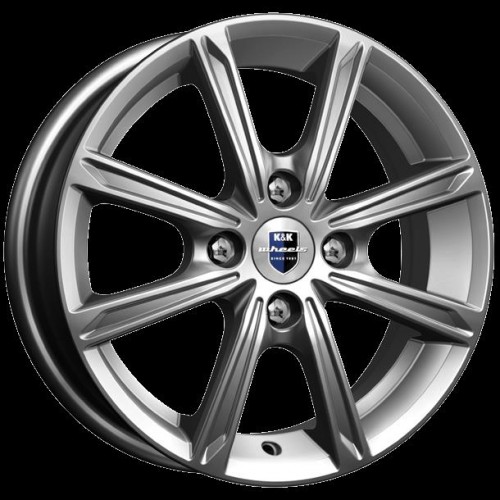 Диск KiK Флэш 5,0x13/4x100 D67,1 ET45 Дарк платинум