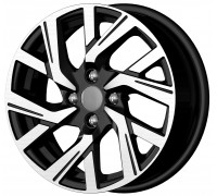 Диск КиК КС1030 6,0x15/4x100 D60,1 ET37 алмаз чёрный