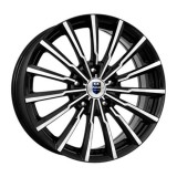 Диск КиК Акцент 7,0x17/5x112 D66,6 ET38 алмаз чёрный