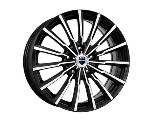 Диск КиК Акцент 7,0x17/5x112 D66,6 ET38 алмаз чёрный
