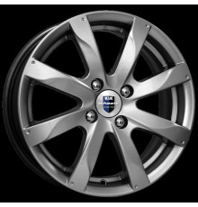 Диск КиК Джемини 5,5x14/4x100 D56,6 ET49 Дарк платинум