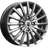 Диск KiK Акцент 7,0x17/5x112 D57,1 ET49 Дарк платинум