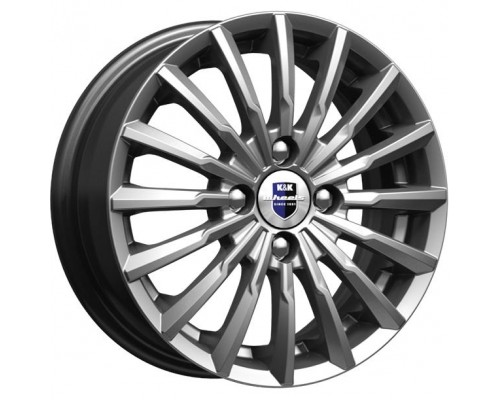 Диск KiK Акцент 7,0x17/5x112 D57,1 ET49 Дарк платинум