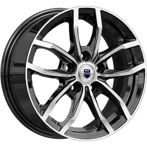 Диск КиК Фрост 6,5x15/5x112 D57,1 ET50 алмаз чёрный