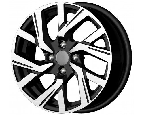 Диск КиК КС1030 6,0x15/4x100 D60,1 ET39 алмаз чёрный