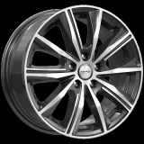 Диск KiK Арнар 7,0x16/5x110 D67,1 ET38 алмаз чёрный