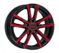 Диск MAK Milano 7,0x17/5x114,3 D76,0 ET40 Black and Red