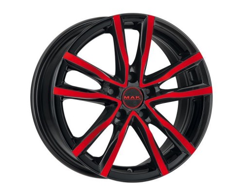 Диск MAK Milano 7,0x17/5x114,3 D76,0 ET40 Black and Red