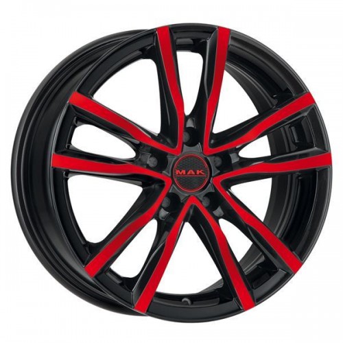 Диск MAK Milano 7,0x17/5x114,3 D76,0 ET40 Black and Red