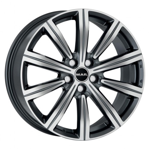 Диск MAK Birmingham 8,0x19/5x112 D66,45 ET28 Gun Met-Mirror Face