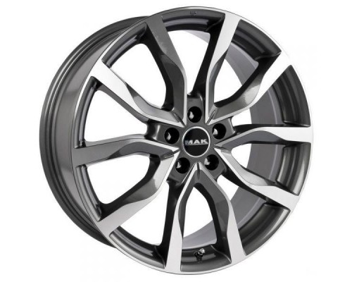 Диск MAK Highlands 9,0x21/5x108 D63,4 ET38,5 Gun Met-Mirror Face