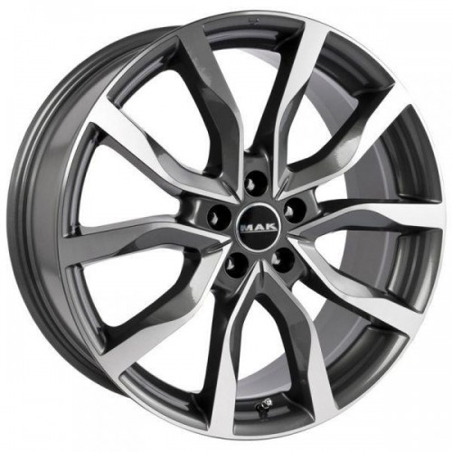 Диск MAK Highlands 9,0x21/5x108 D63,4 ET38,5 Gun Met-Mirror Face