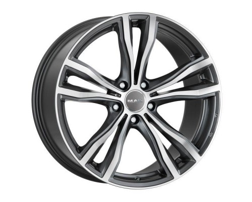 Диск Mak X-Mode 9,0x19/5x120 D74,1 ET37 Gun Met-Mirror Face