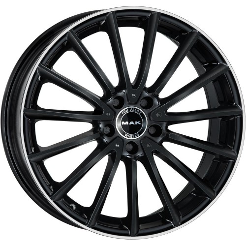 Диск MAK Komet 8,0x18/5x112 D66,6 ET33 Gloss Black Mirror Ring