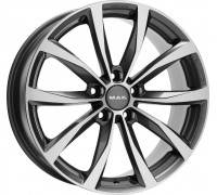 Диск MAK Wolf 7,5x17/5x112 D57,1 ET47 Gun Met-Mirror Face