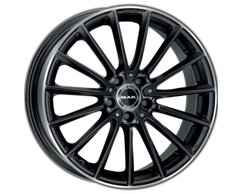 Диск Mak Komet 7,5x19/5x112 D66,6 ET32 Gloss Black Mirror Ring