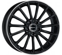 Диск Mak Komet 9,0x18/5x112 D66,6 ET33 Gloss Black Mirror Ring