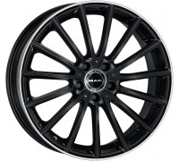 Диск MAK Komet 8,0x19/5x112 D66,6 ET38 Gloss Black Mirror Ring