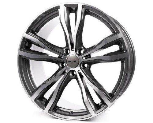 Диск MAK X-Mode 9,5x21/5x112 D66,6 ET37 Gun Met-Mirror Face
