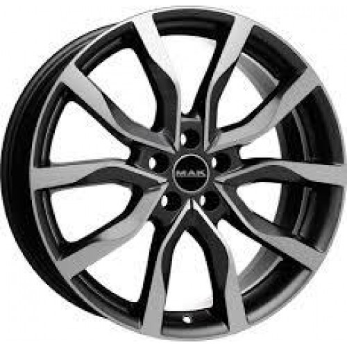 Диск MAK Highlands 9,0x19/5x120 D72,6 ET53 Gun Met-Mirror Face