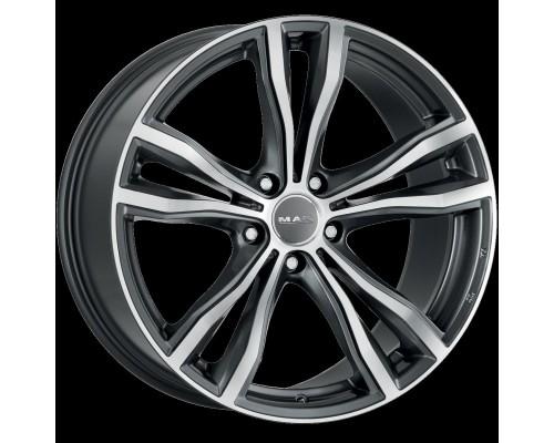 Диск MAK X-Mode 10,5x21/5x112 D66,6 ET43 Gun Met-Mirror Face