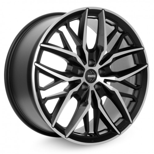 Диск Momo SPIDER 8,5x19/5x112 D66,6 ET30 Matt Black-Polished