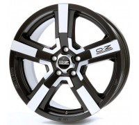 Диск OZ Versilia 8,0x18/5x130 D71,6 ET43 Matt Black Diamond Cut