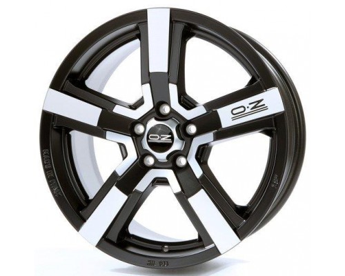 Диск OZ Versilia 8,0x18/5x130 D71,6 ET43 Matt Black Diamond Cut