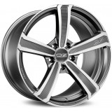 Диск OZ Montecarlo HLT 8,0x19/5x108 D75,0 ET45 Matt Dark Graphite Diamond Cut