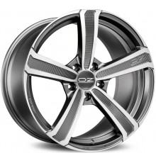 Диск OZ Montecarlo HLT 8,0x19/5x108 D75,0 ET45 Matt Dark Graphite Diamond Cut