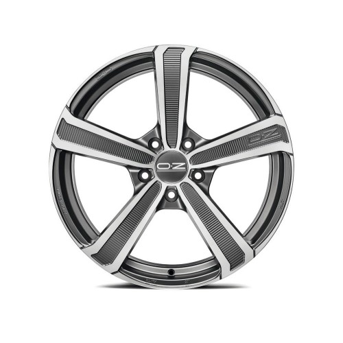 Диск OZ Montecarlo HLT 9,5x20/5x112 D79 ET52 Matt Dark Graphite Diamond Cut