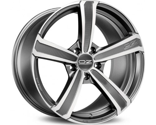 Диск OZ Montecarlo HLT 9,5x20/5x112 D79,0 ET33 Matt Dark Graphite Diamond Cut
