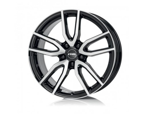 Диск Rial Torino 7,5x17/5x112 D70,1 ET40 Diamond Black Frontpolished