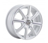 Диск Скад Монако 5,5x14/4x98 D58,6 ET38 алмаз белый